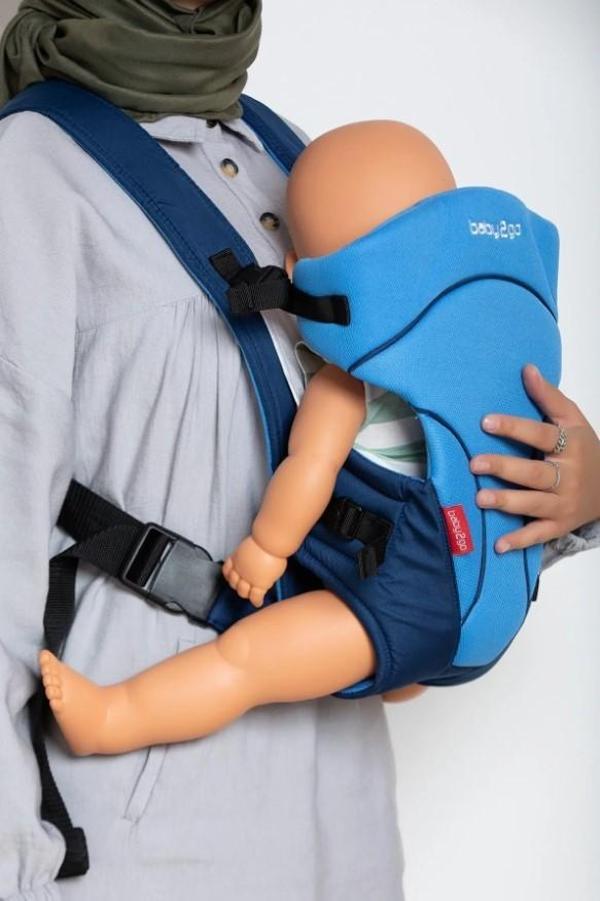 Baby2go 3 in 1 Kanguru - Mavi - Image 1