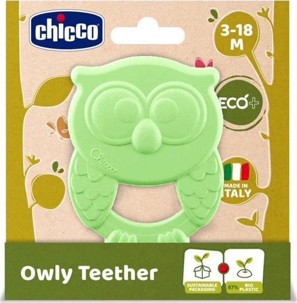 Chıcco Owly Diş Kaşıyıcı 3-18 Ay - Yeşil - Image 1