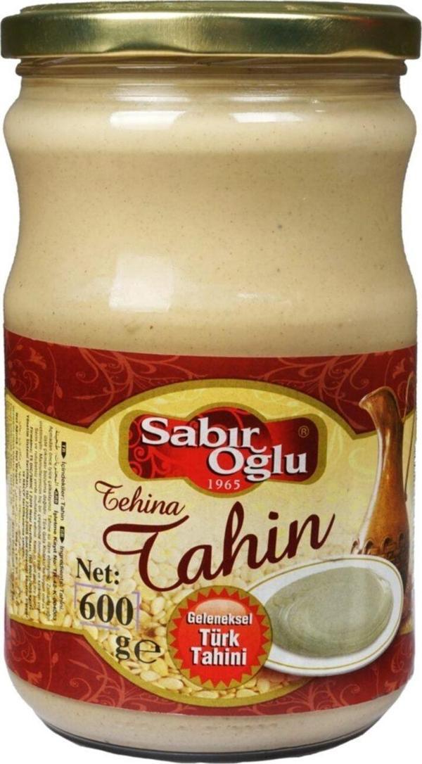 Sabıroğlu Tahin 600 Gr Kavanoz Beyaz Tahin Tek Çekimlik Tahin (Çiğ Tahin)(Kepeksiz) - Image 1
