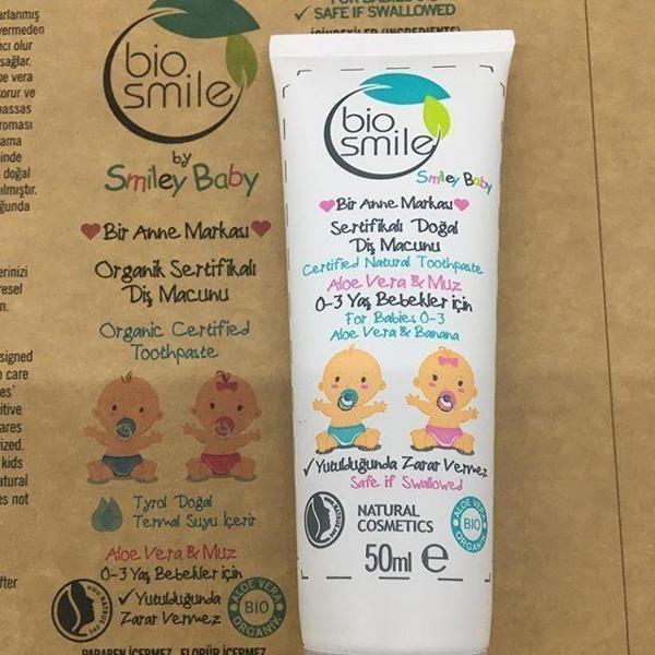 Smiley Baby Organic Diş Macunu - 50ml - Image 1