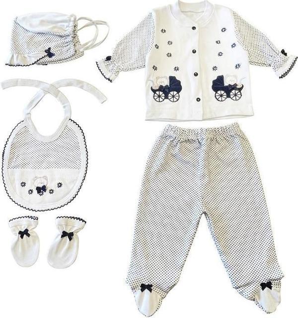Sema Baby 5'li Set - Mavi - Image 1