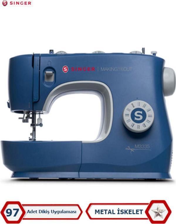 Singer M3335 Dikiş Makinesi Making The Cut | 97 Dikiş Uygulaması | Geri Dikiş - Image 1