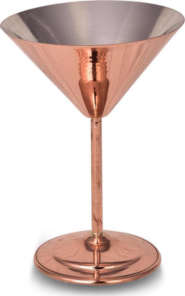 Cobper Premium Collection Bakır Big Martini Kadehi 250ml - Image 1