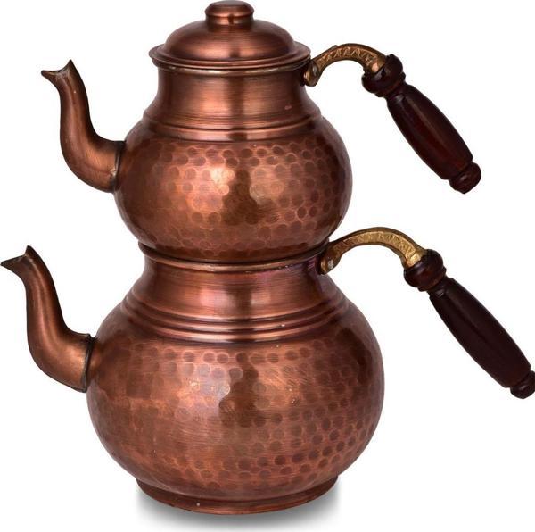 Cobper Premium Collection Teatime Bakır Çaydanlık Küçük Oksit - Image 1