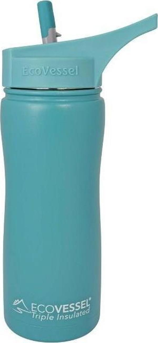 Eco Vessel Summit Insulated Steel Straw Bottle Termos 0.50 Litre-YEŞİL - Image 1