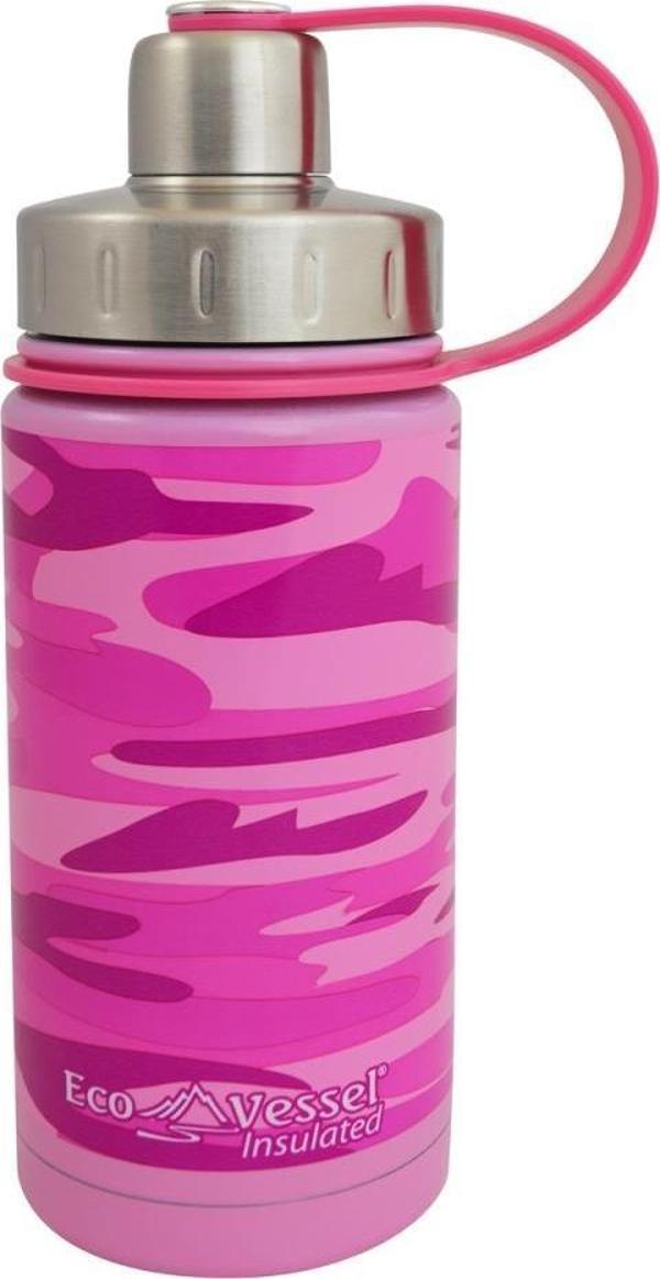 Eco Vessel Twist Triple Insulated Bottle With Screw Termos 0.40 Litre-PEMBE - Image 1