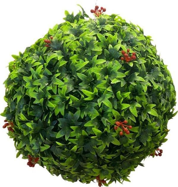 T.Concept Dekoratif, Yapay Çiçekli Şimşir Top 40 Cm - Image 1