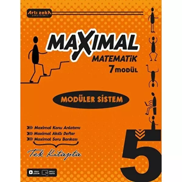 Artı Zeka Yayınları 5 Sınıf Maxımal Matematik Modüler Sistem Seti (7 Modül) - Image 1