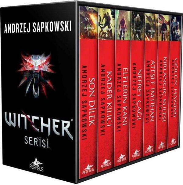 The Witcher Serisi Kutulu Özel Seti - 7 Kitap Takım - Pegasus Yayınevi - Image 1