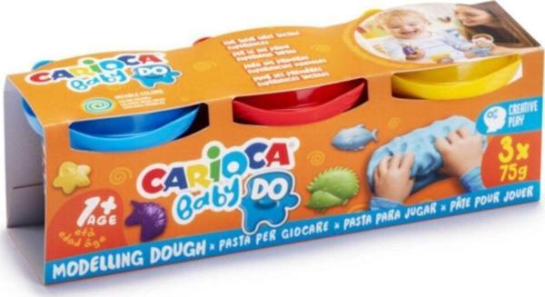 Carioca Bebek Oyun Hamuru 3 RenkX75 Gr 1+ Yaş - Image 1