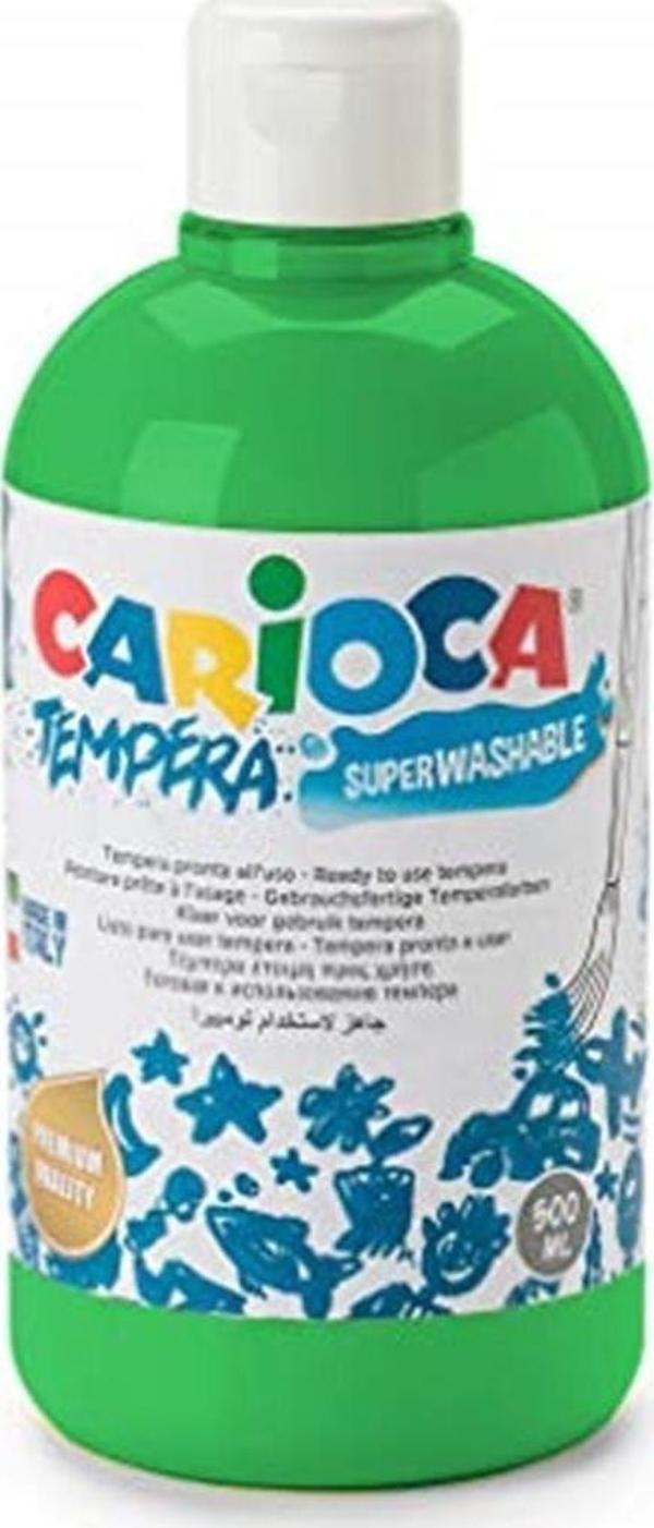 Carioca Tempera 500 Ml Yeşil Süper Yıkanabilir Suluboya Ko02714 - Image 1