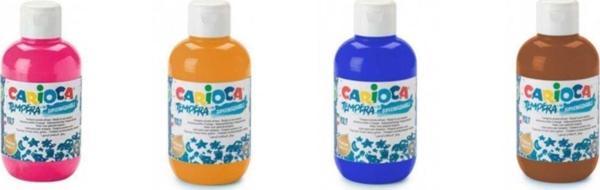 Carioca Yıkanabilir Guaj Boya 4 Renk 250 ml - Image 1