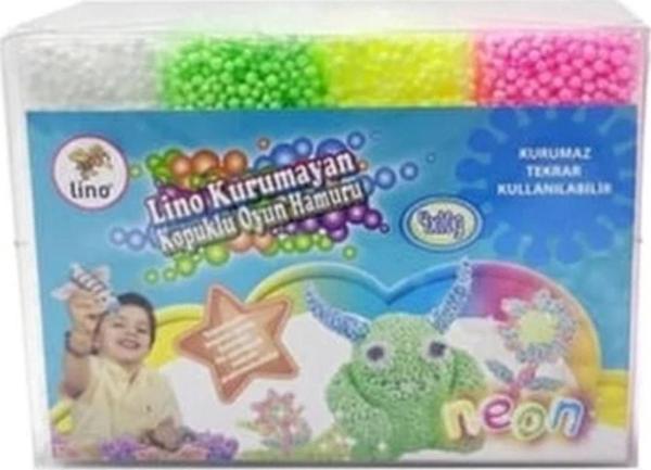 Lino Oyun Hamuru Kurumayan Köpüklü 10 gr Pvc 4 Lü 152014 - Image 1