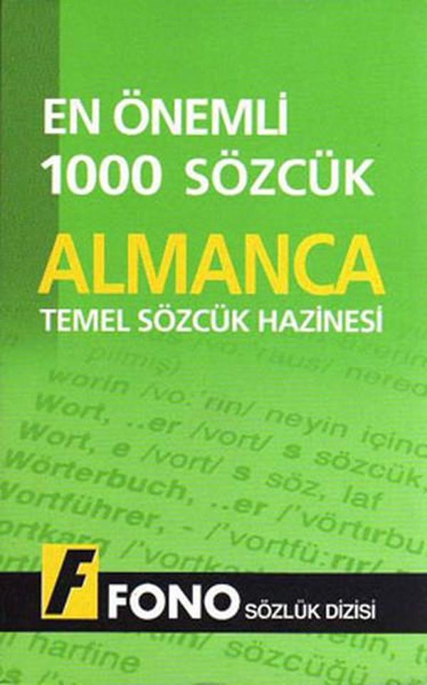 En Önemli 1000 Sözcük Almanca Temel Sözcük Hazinesi - Fono Yayınları - Image 1