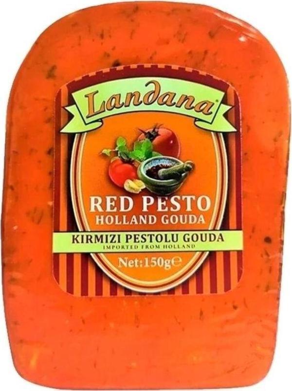 Landana Domatesli ( Kırmızı Pestolu ) Gouda Peyniri 150 G - Image 1