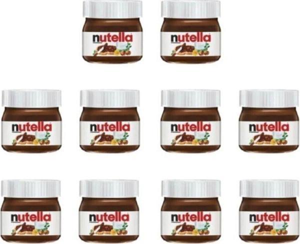 Nutella Mini 25 gr. 10 Adet Ithal - Image 1