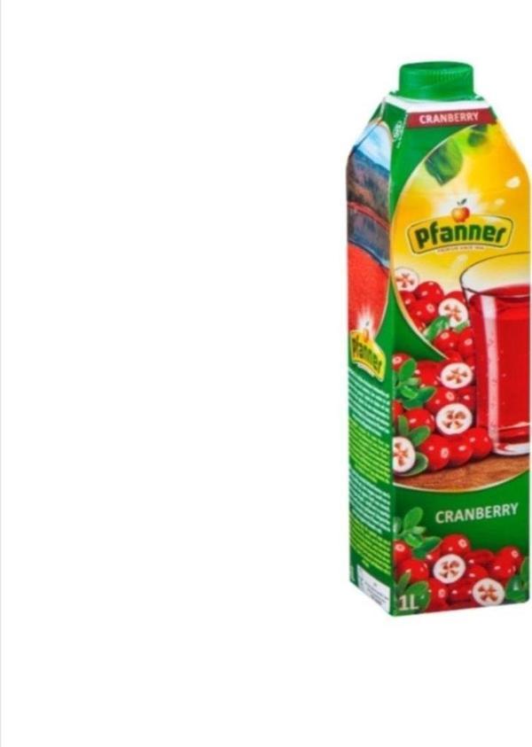 Pfanner Crenberry Kızılcık Meyve Suyu 1Litre - Image 1