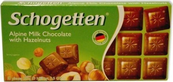 Schogetten Sütlü Fındıklı Çikolata 100 G - Image 1