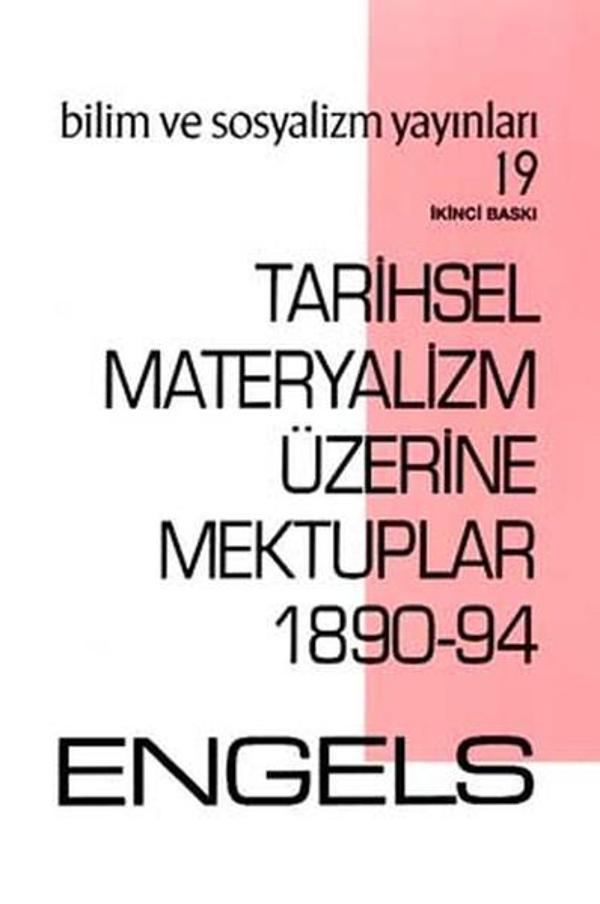 Tarihsel Materyalizm Üzerine Mektuplar 1890-94 - Bilim ve Sosyalizm Yayınları - Image 1