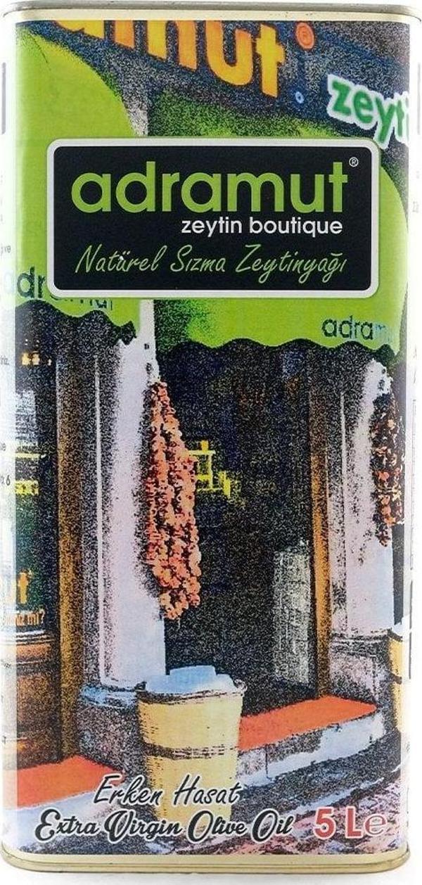 Adramut Naturel Sızma Zeytinyağı Erken Hasat 5000 ml ℮ - Image 1