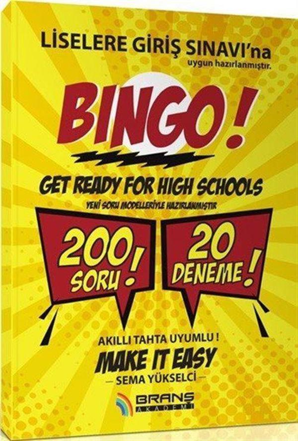 8. Sınıf LGS İngilizce Bingo! 20 Deneme - Branş Akademi - Image 1