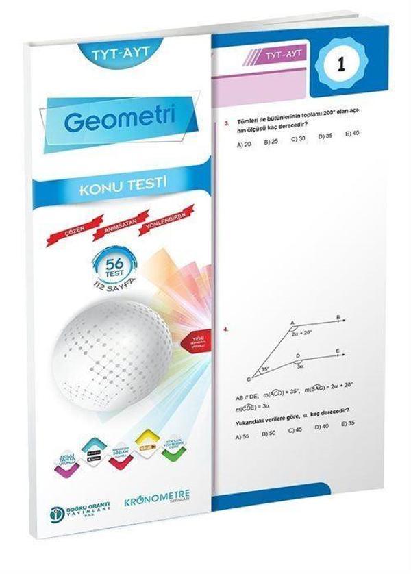 TYT AYT Geometri Konu Testi - Doğru Orantı Yayınları - Image 1