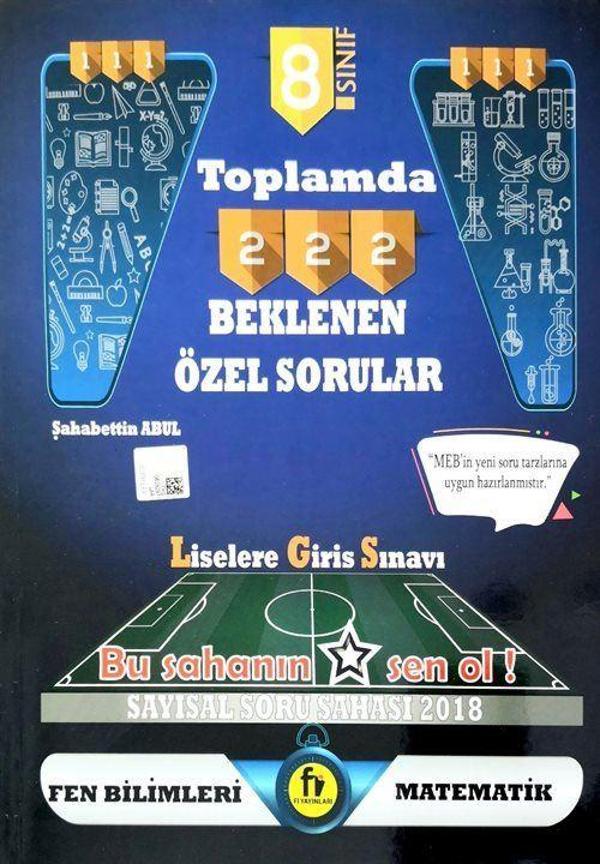 8. Sınıf Toplamda 222 Beklenen Özel Sorular Matematik Geometri - Fi Yayınları - Image 1