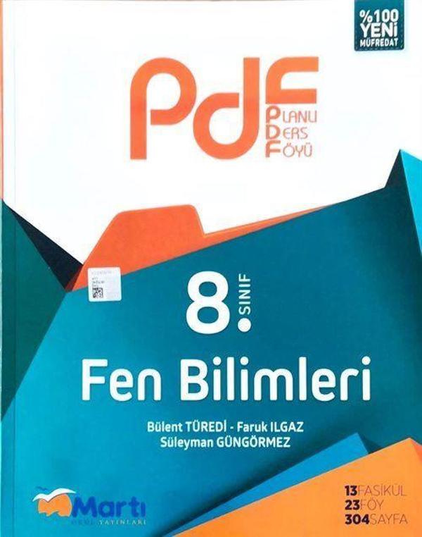 8. Sınıf Fen Bilimleri Pdf Planlı Ders Föyü - Martı Okul Yayınları - Image 1