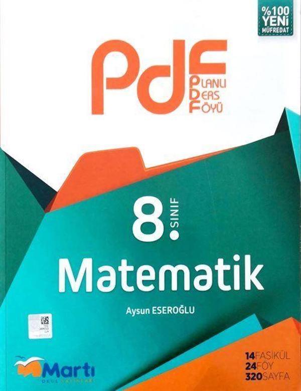 8. Sınıf Matematik Pdf Planlı Ders Föyü - Martı Okul Yayınları - Image 1