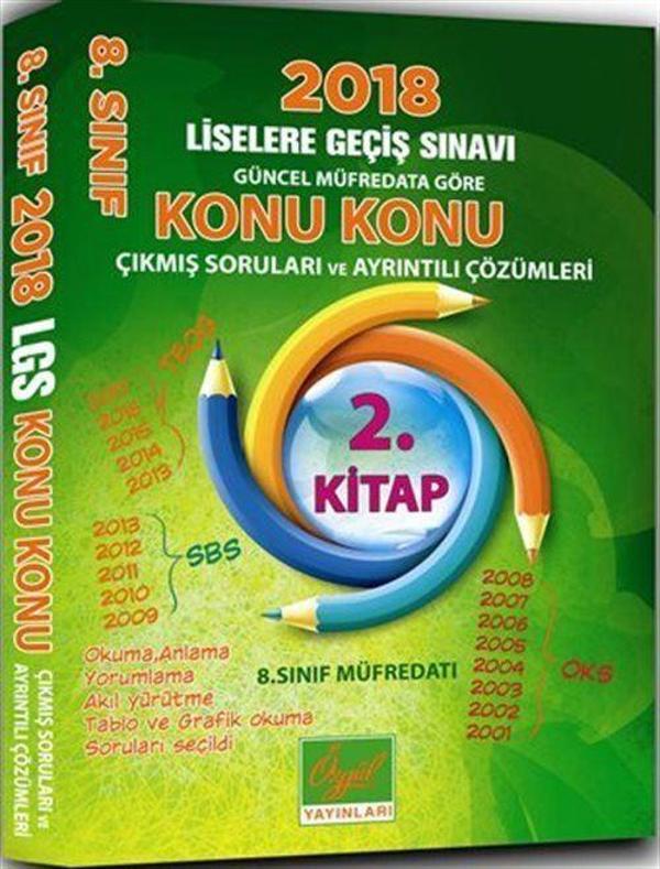 2018 LGS Konu Konu Çıkmış Soruları ve Ayrıntılı Çözümleri - Özgül Yayınları - Image 1