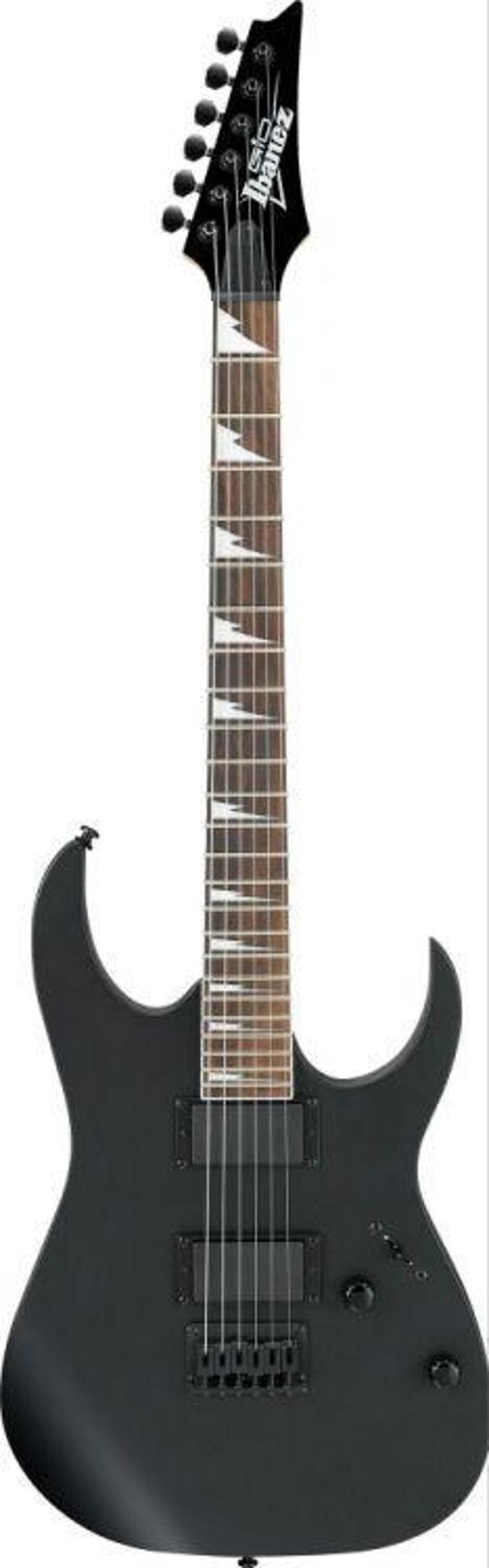 IBANEZ GRG121DX BKF GIO Serisi Siyah Flat Elektro Gitar - Image 1