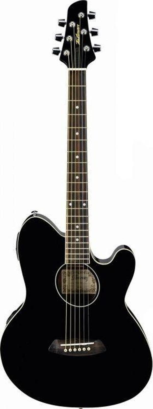 Ibanez TCY10E-BK Elektro Akustik Gitar - Image 1