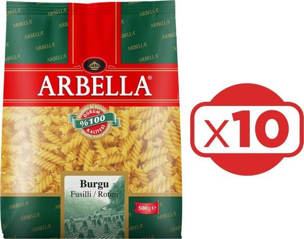 Arbella Burgu Makarna 500 gr x 10 Adet - Image 1