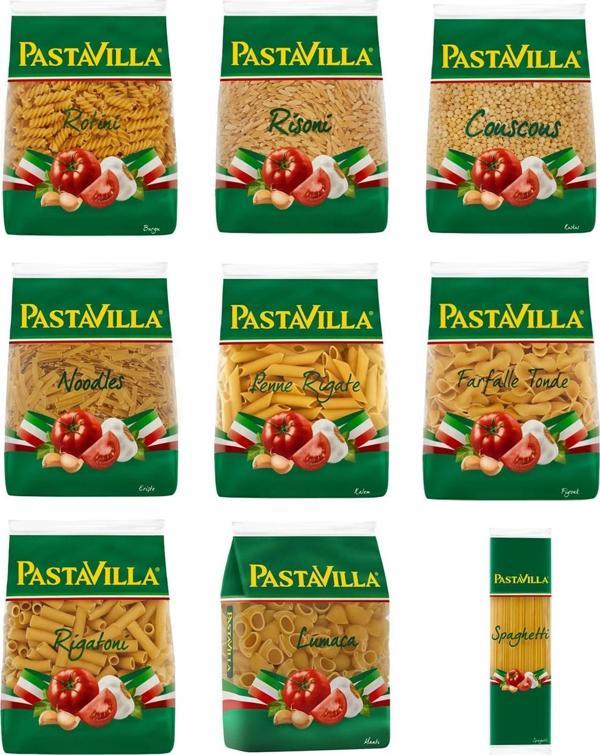 Pastavilla Makarna 500 gr 9 lu Karma Paket  - Image 1
