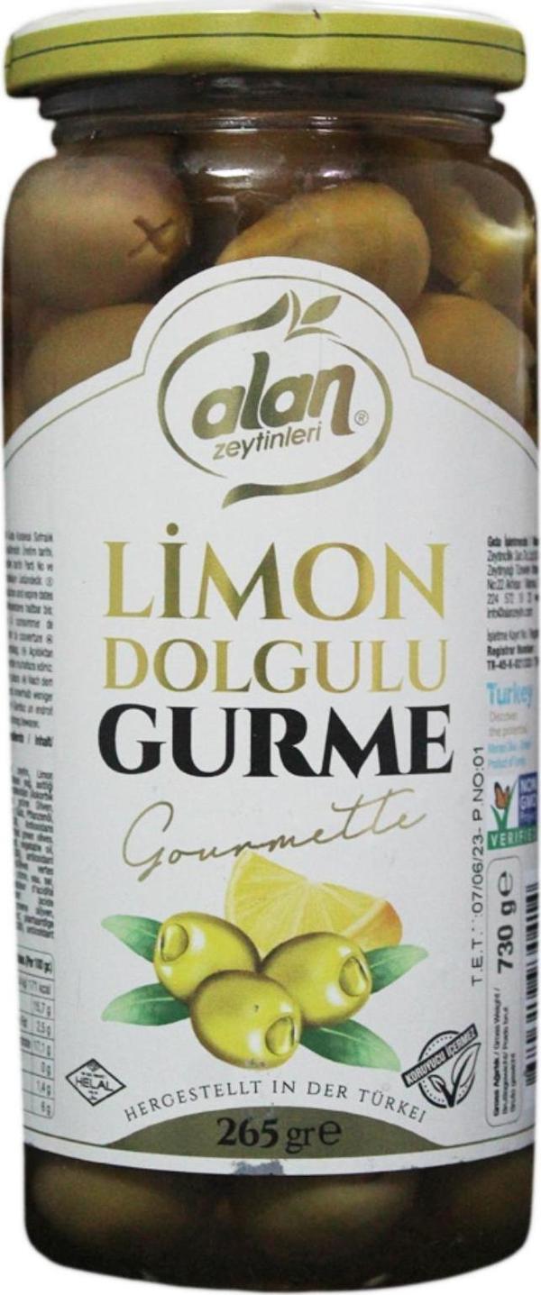 Alan Limon Dolgulu Gurme Zeytin 265 g ℮ - Image 1