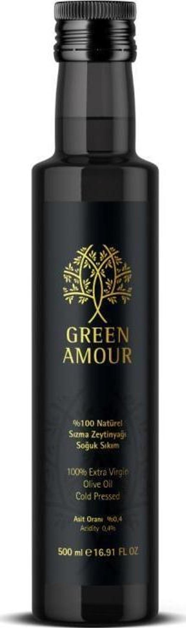 Green Amour Soğuk Sıkım Zeytinyağı 500 ml ℮ - Image 1