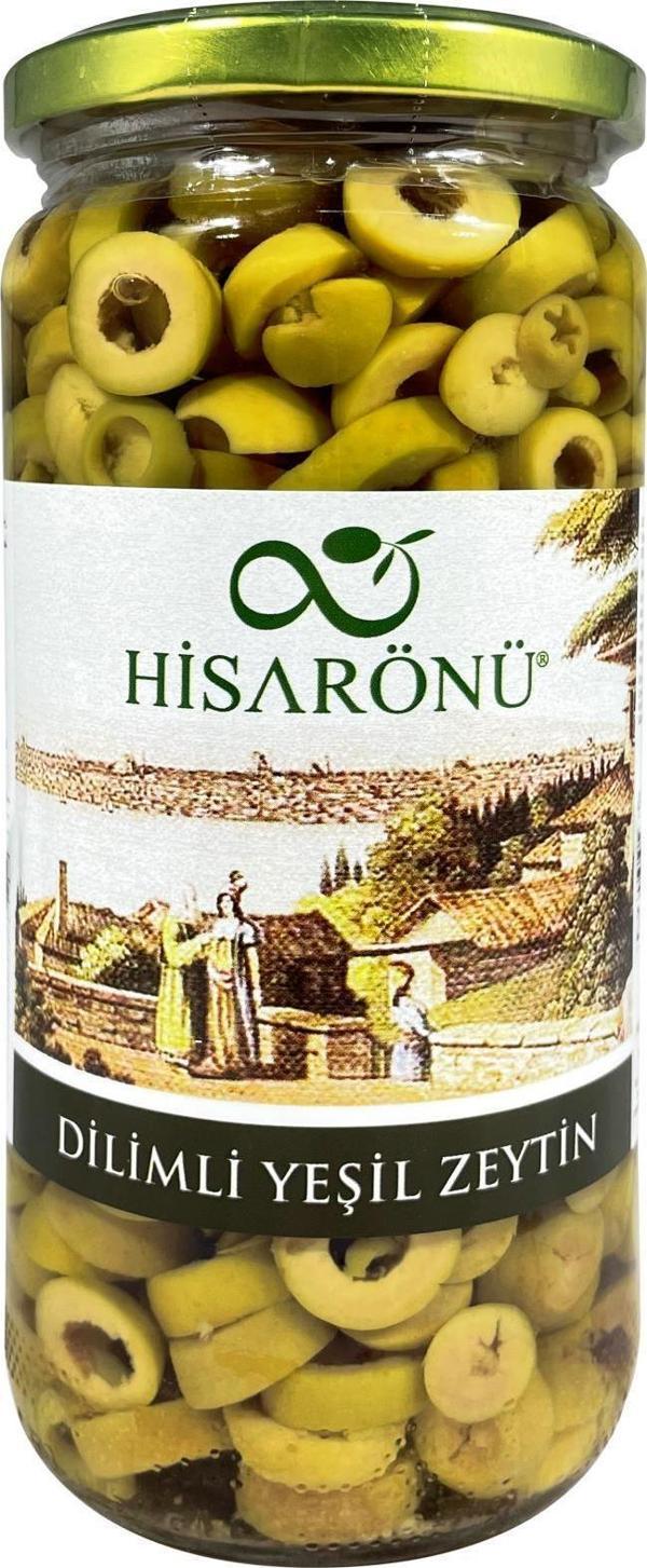 Hisarönü Dilimli Yeşil Zeytin 475 g ℮ - Image 1