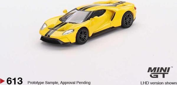 Mini GT Ford GT Triple Yellow - 613 - Image 1