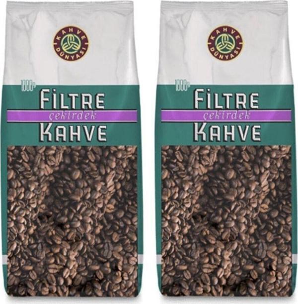 Kahve Dünyası Filtre Çekirdek Kahve 1 kg x 2 Adet - Image 1