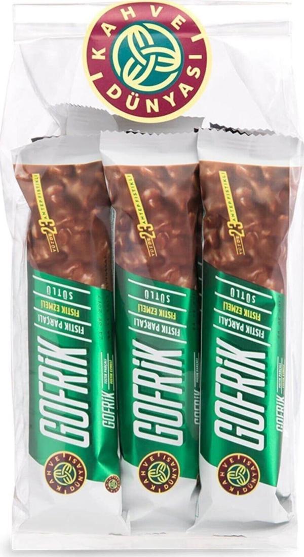 Kahve Dünyası Gofrik Antep Fıstıklı Çikolata 33 gr x 8 Adet - Image 1