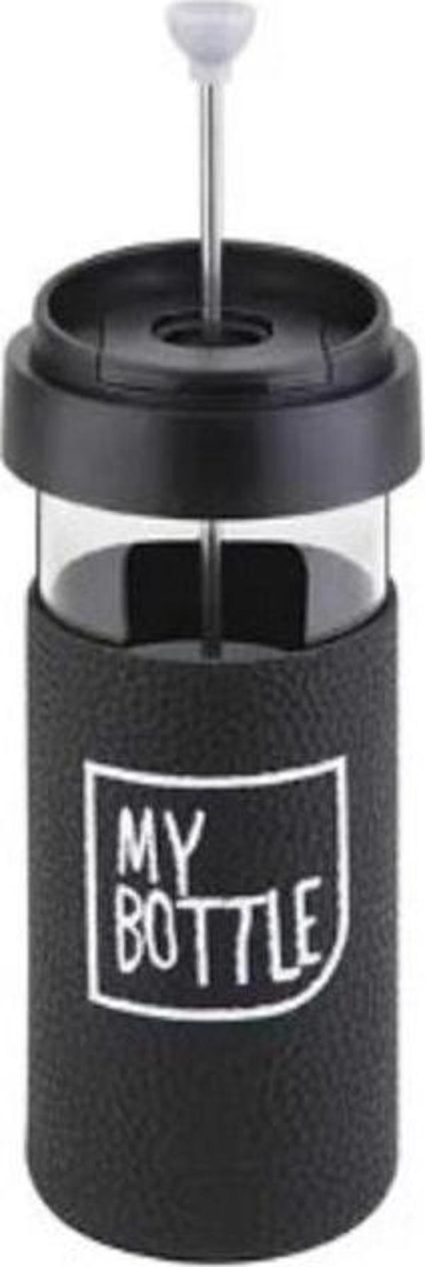 My Bottle Siyah French Pressli Mug 450 ml - Image 1
