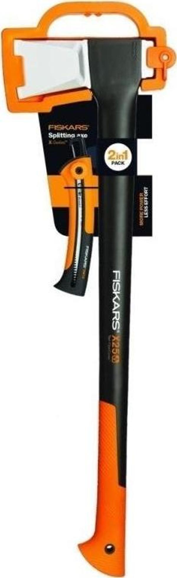 Fiskars Büyük Parçalama Baltası X25 + SW73 Budama Testeresi - Image 1