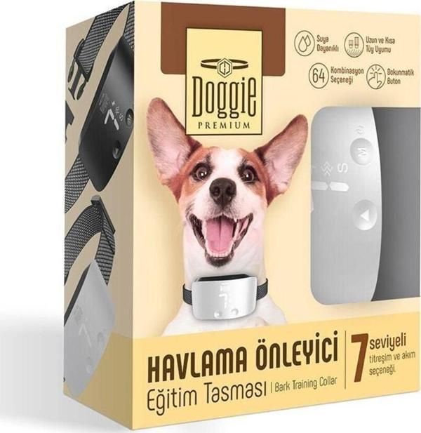 Doggie Havlama Önleyici Eğitim Tasması Beyaz - Image 1