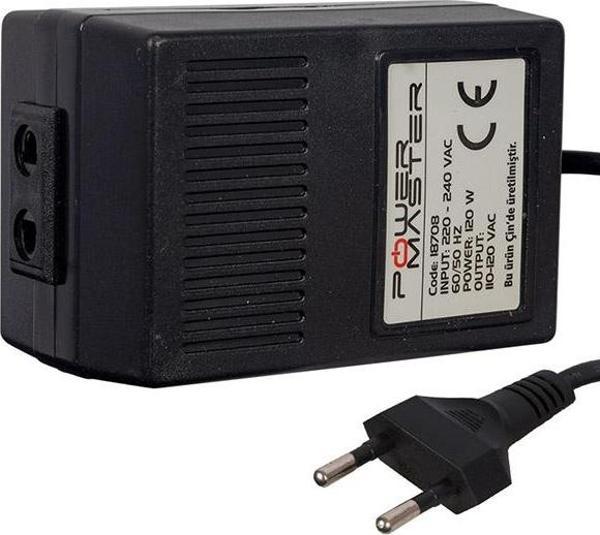 Powermaster 220V-110V 120VA AC/AC Dönüştürücü Oto Transformatör - Image 1