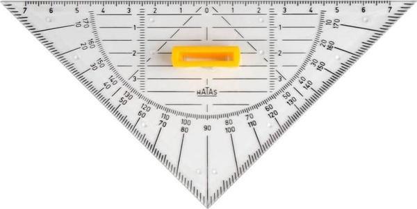 Hatas Geometrik Açılı Gönye 16cm 0500 - Image 1