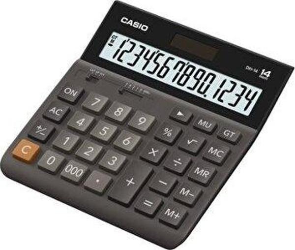 Casio Hesap Makinesi Desktop Dh-14-bk-w-dp - Image 1