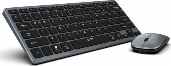 Inca IBK-572BT 2.4G Rechargeable SmartTv Bluetooth Kablosuz Klavye Mouse Set - Image 1
