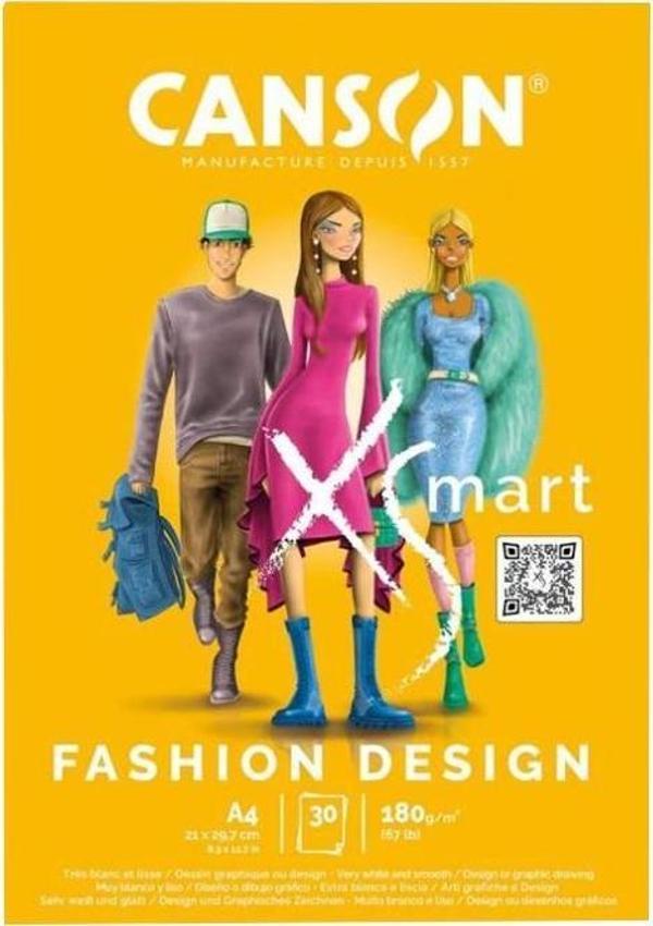Canson XSmart Fashion Design A4 30 Sayfa - Image 1