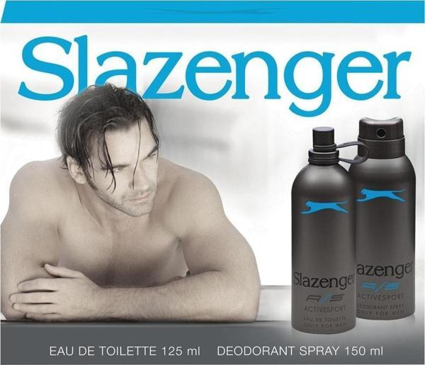 Slazenger Active Sport Mavi 125 Ml Erkek Parfüm + 150 Ml Deodorant Set - Image 1