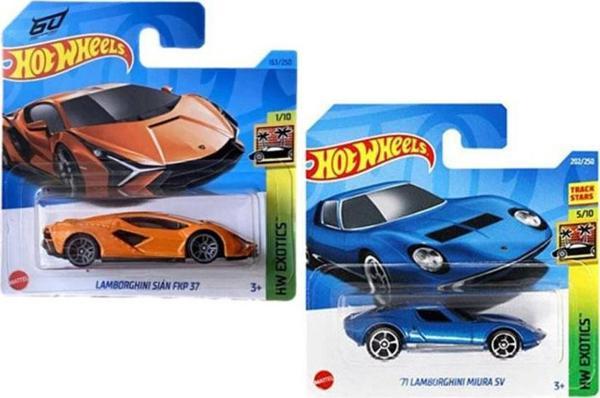 Hot Wheels 71 Lamborghini Miura SV & Sian FKP 37 2 Araç Set (1:64) - Image 1